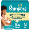 Pampers Swaddlers Baby Diapers Size Newborn, 84 Count