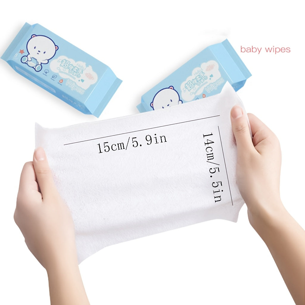 24 Packs Of 196pcs Portable Mini Wipes for Children, Students And Pets Removable Cleaning And Hygiene Wipes