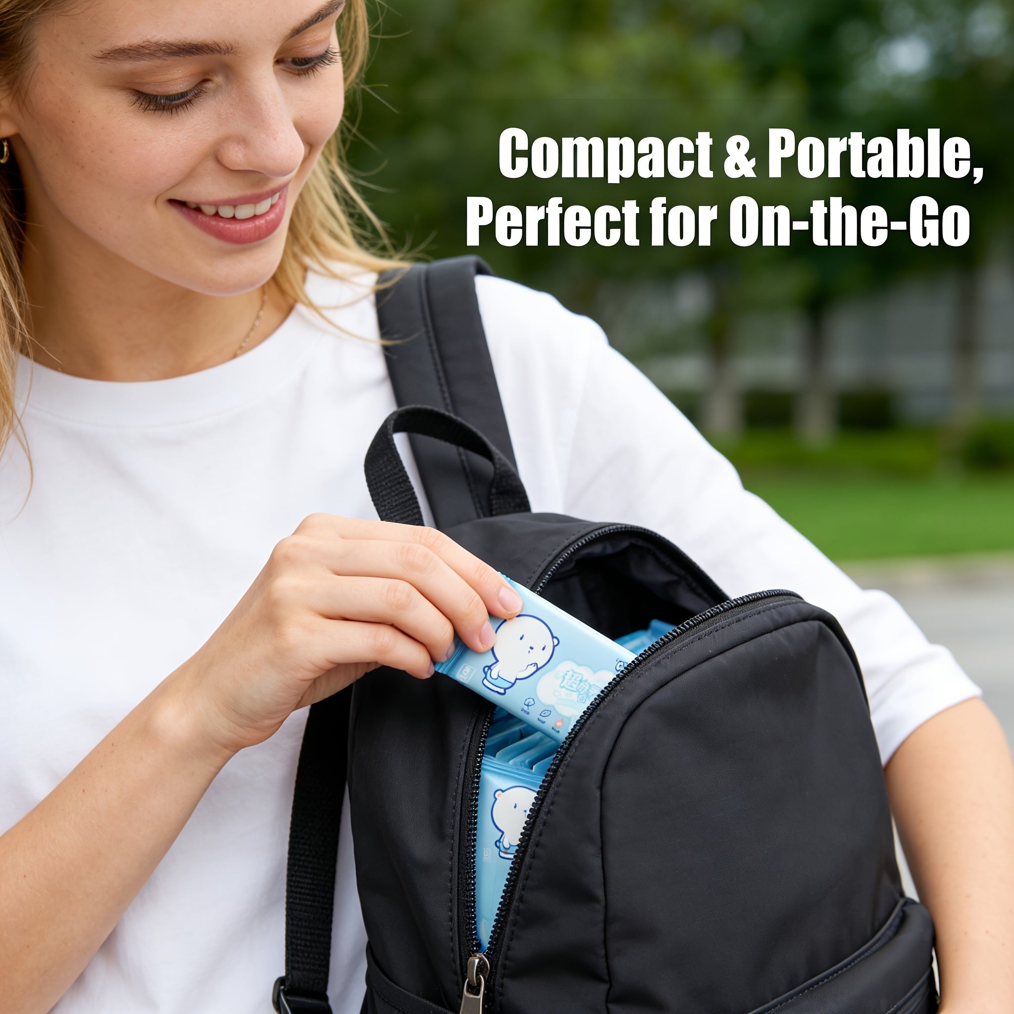 24 Packs Of 196pcs Portable Mini Wipes for Children, Students And Pets Removable Cleaning And Hygiene Wipes