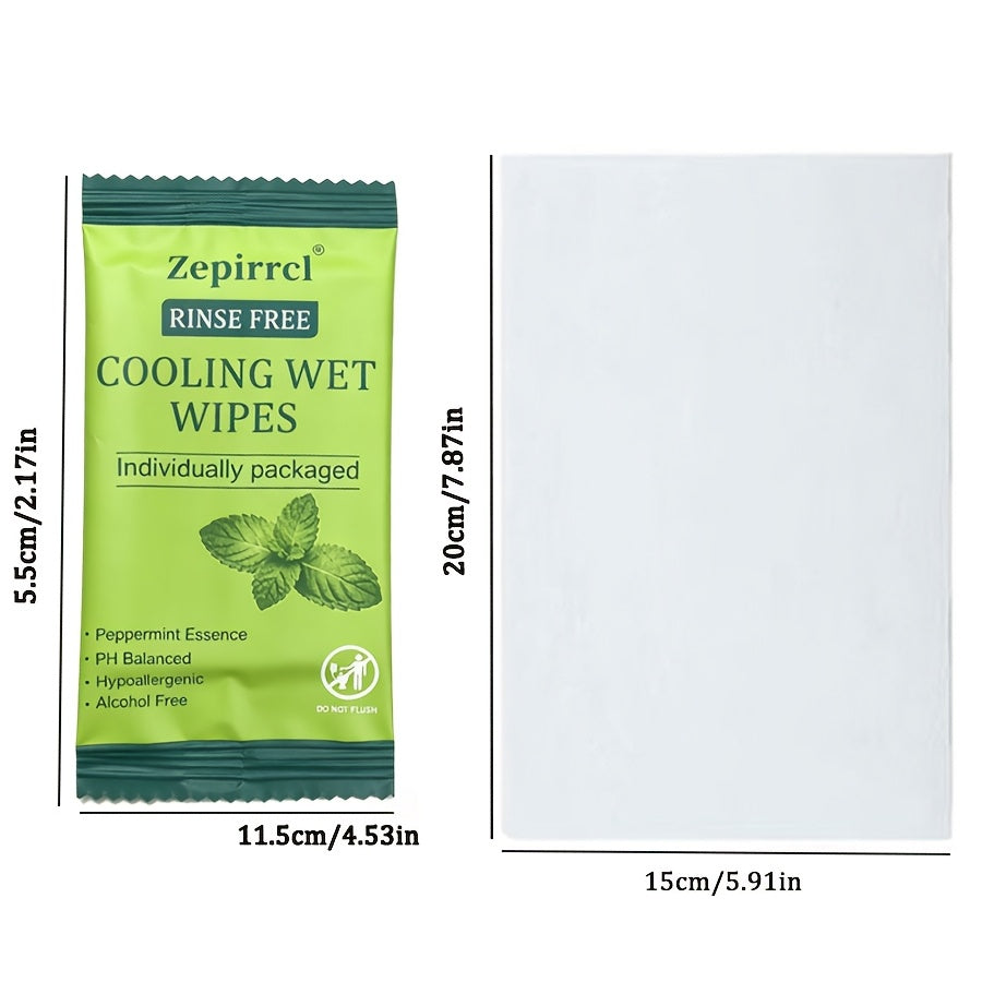 3\u002F6Boxes Disposable Boxed Cooling Wipes | Individually Wrapped Cooling Wipes | Soft And Gentle | Perfect for Wiping Away Sweat And Cooling Down During Summer Outdoor Activities | Convenient Packaging | Ideal for Fitness, Travel
