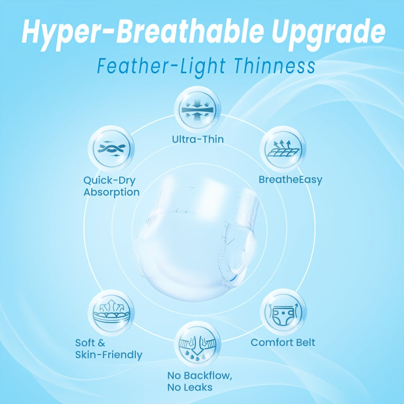 Songda 1992 New True Thin Cloud Sensation Baby Diapers Ultra-Thin Dry Diapers Pull-Up Pants
