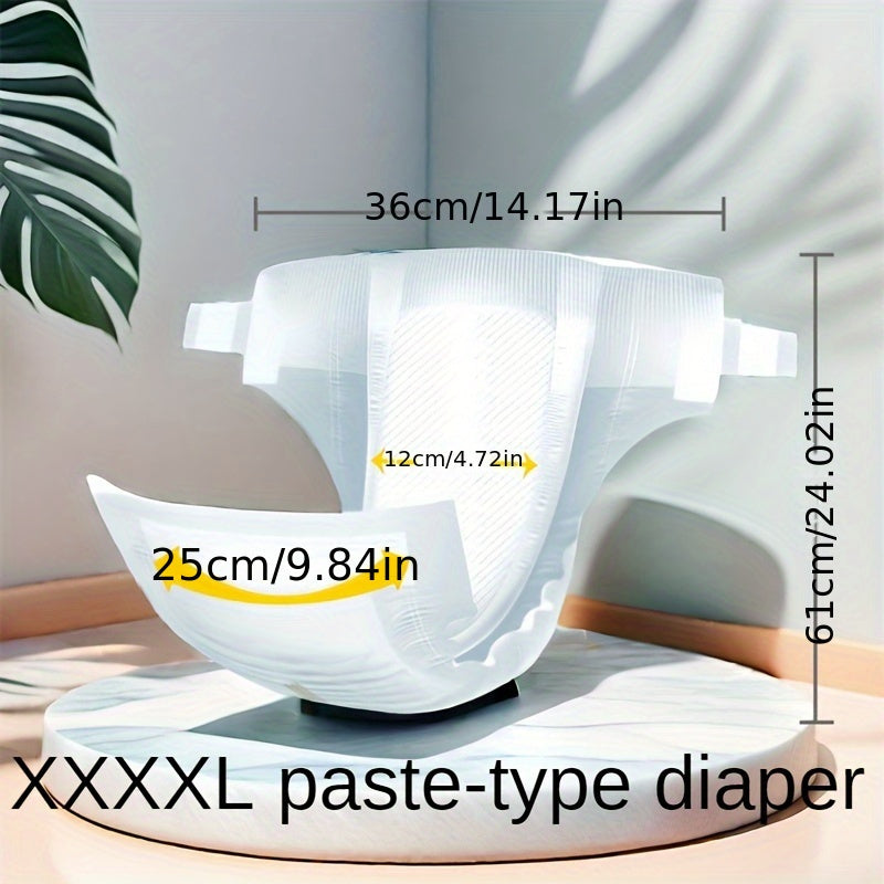 Cool Xiaoquan XXXXXXL Diapers for 40-110 Lbs (Boys and Girls), Plus Size 5XL for Chubby Babies, Adhesive-Type Children's Diapers, Youth Nighttime Diapers