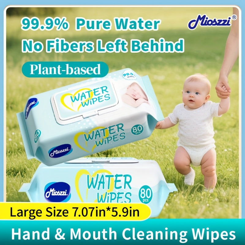 640\u002F1280 Count Baby Wet Wipes, Pure Water Formula, Alcohol And Fragrance-Free, Aloe Vera Soothing, Moisturizing Non-Drying, Gentle on Delicate Baby Skin, Safe for Daily Use