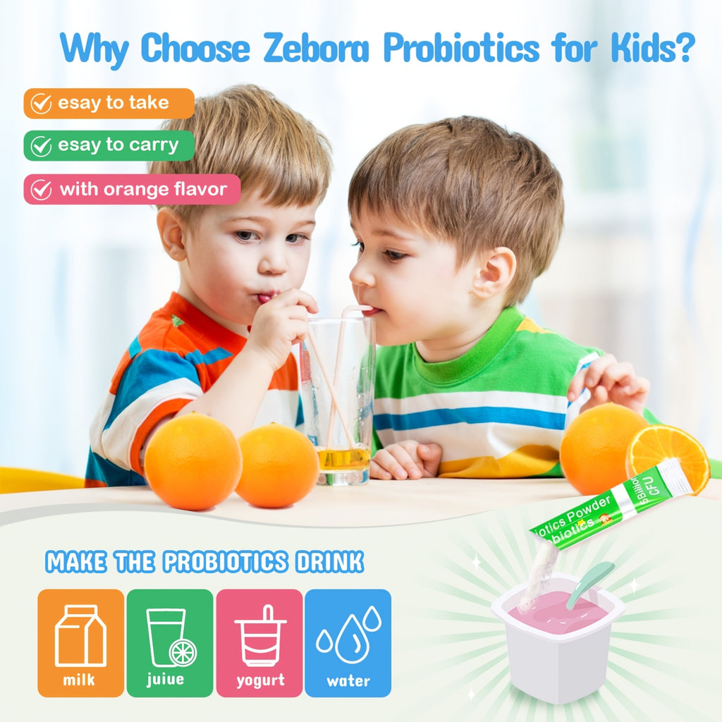 NATURE TARGET Toddler & Kids Probiotic Powder | 8 Clinically Proven Strains, 5B CFU, 200Mg Prebiotics | Aids Digestion, Balances Gut Flora | Tasteless, Easy-To-Dissolve | 30-Day Supply (1 Packet\u002FDay) | Local Warehouse