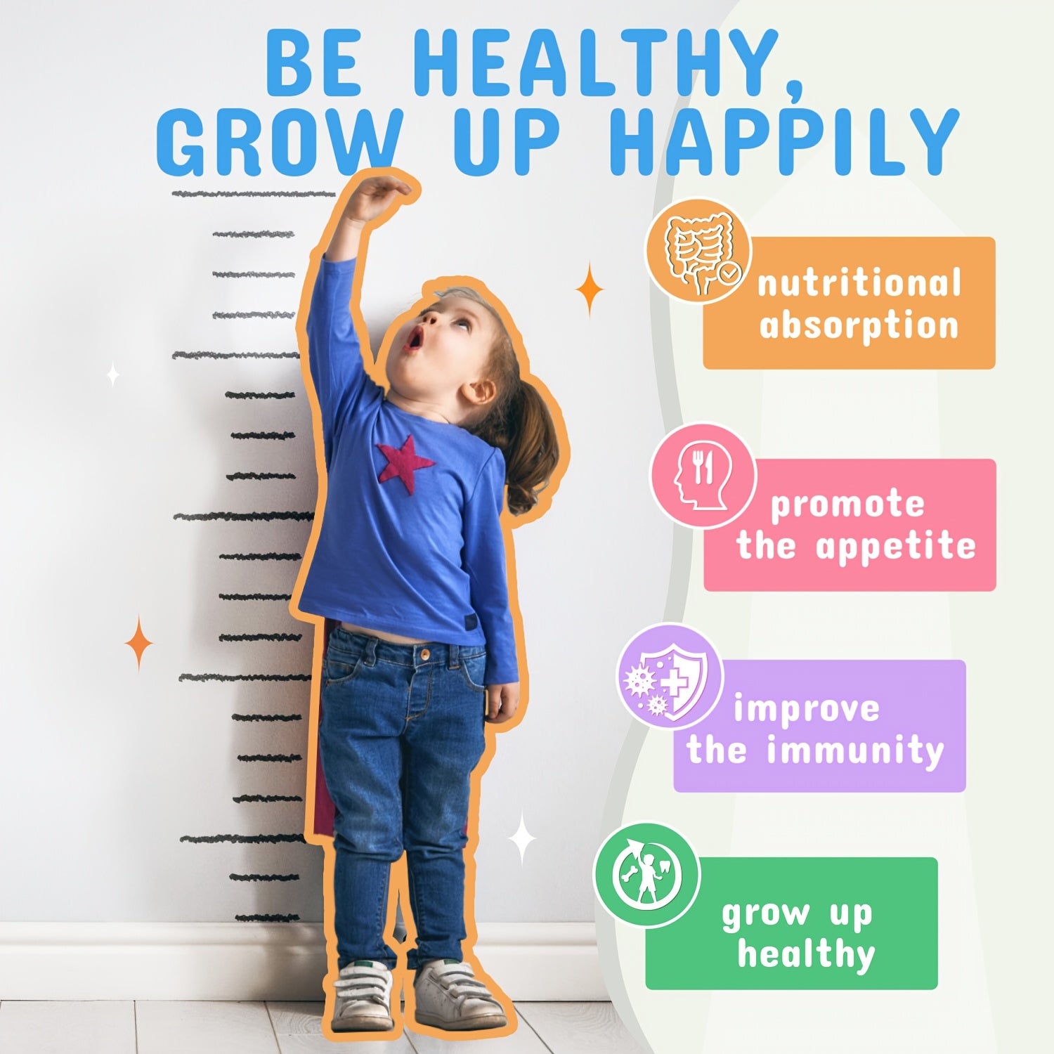 NATURE TARGET Toddler & Kids Probiotic Powder | 8 Clinically Proven Strains, 5B CFU, 200Mg Prebiotics | Aids Digestion, Balances Gut Flora | Tasteless, Easy-To-Dissolve | 30-Day Supply (1 Packet\u002FDay) | Local Warehouse