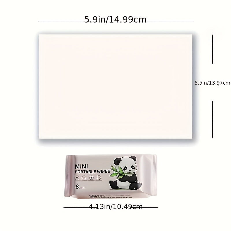 64pcs mini portable wet wipes, alcohol-free disposable wet towels, suitable for both men and women, suitable for use when going out or traveling, facial cleaning tools.Suitable to be put in a Christmas stocking.Also suitable for pets to use.