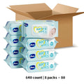 640\u002F1280 Count Baby Wet Wipes, Pure Water Formula, Alcohol And Fragrance-Free, Aloe Vera Soothing, Moisturizing Non-Drying, Gentle on Delicate Baby Skin, Safe for Daily Use