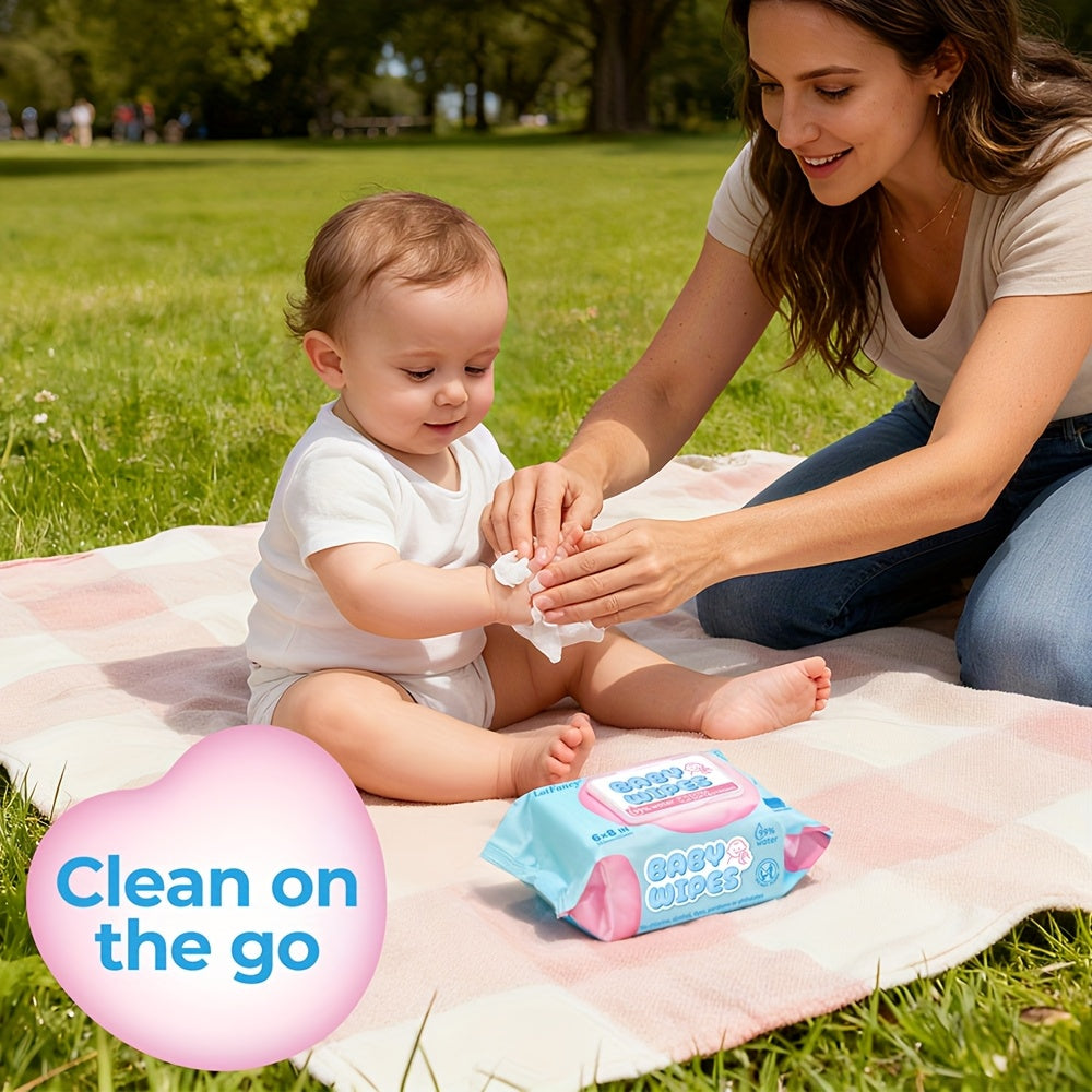 Pack Of 18, Sensitive Baby Wipes, Toddlers Children Infants Wet Wipes, Unscented, Hypoallergenic, 99% Purified Water, 18 Flip-Top Packs ( 80 Wipes\u002Fpack, 1440 Wipes Total)